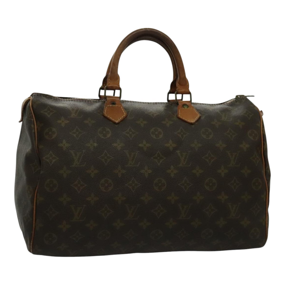 LOUIS VUITTON Monogram Speedy 35 Hand Bag Vintage M41524 LV Auth 95659