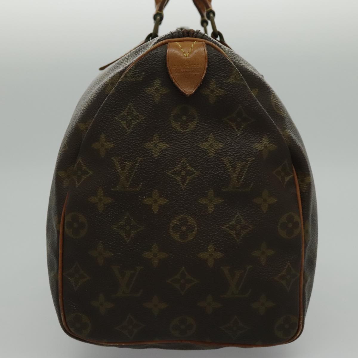 LOUIS VUITTON Monogram Speedy 35 Hand Bag Vintage M41524 LV Auth 95659