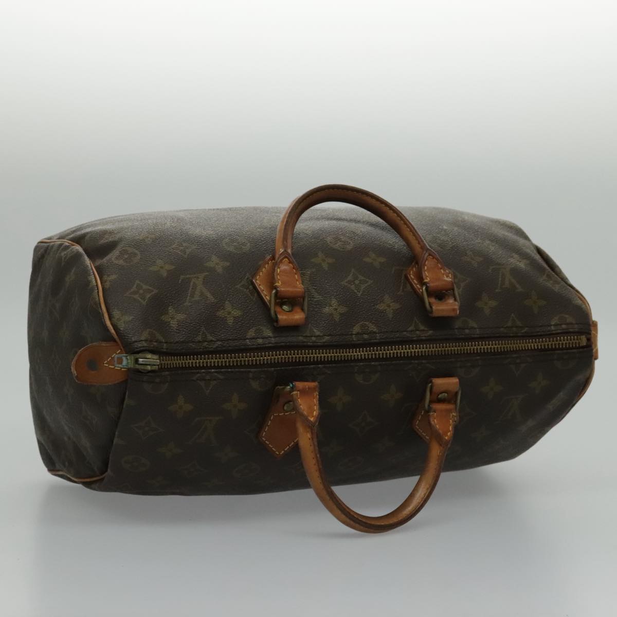 LOUIS VUITTON Monogram Speedy 35 Hand Bag Vintage M41524 LV Auth 95659