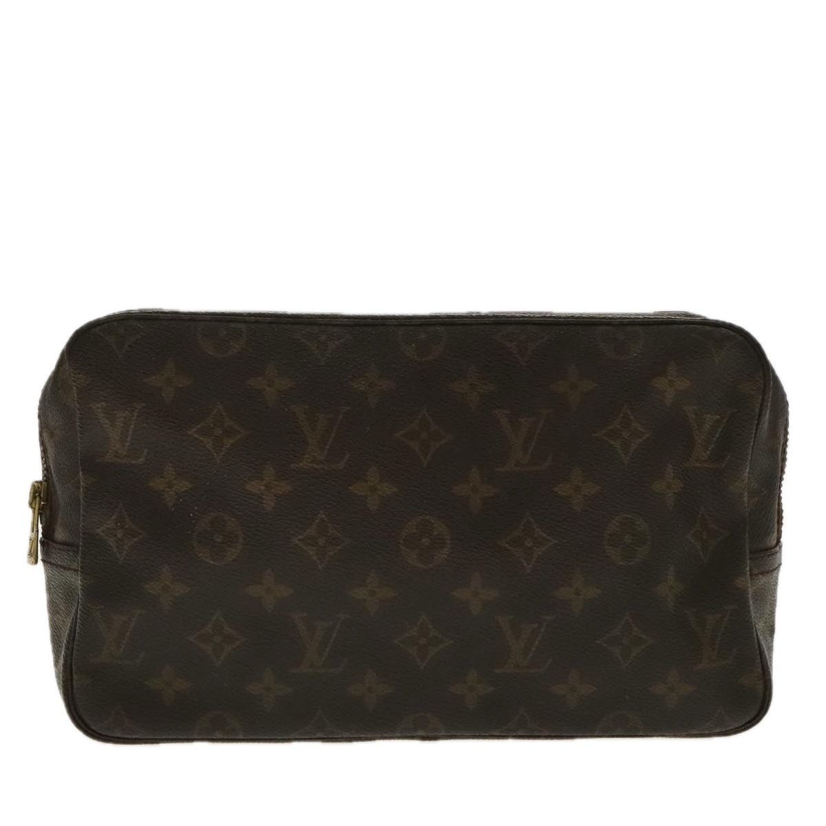 LOUIS VUITTON Monogram Trousse Toilette 28 Clutch Bag M47522 LV Auth 95672