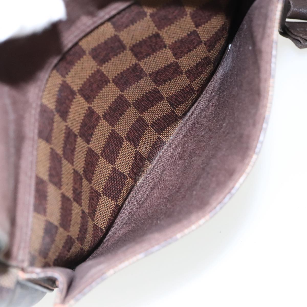 LOUIS VUITTON Damier Ebene Pochette Merwiel Shoulder Bag N51127 LV Auth 95676