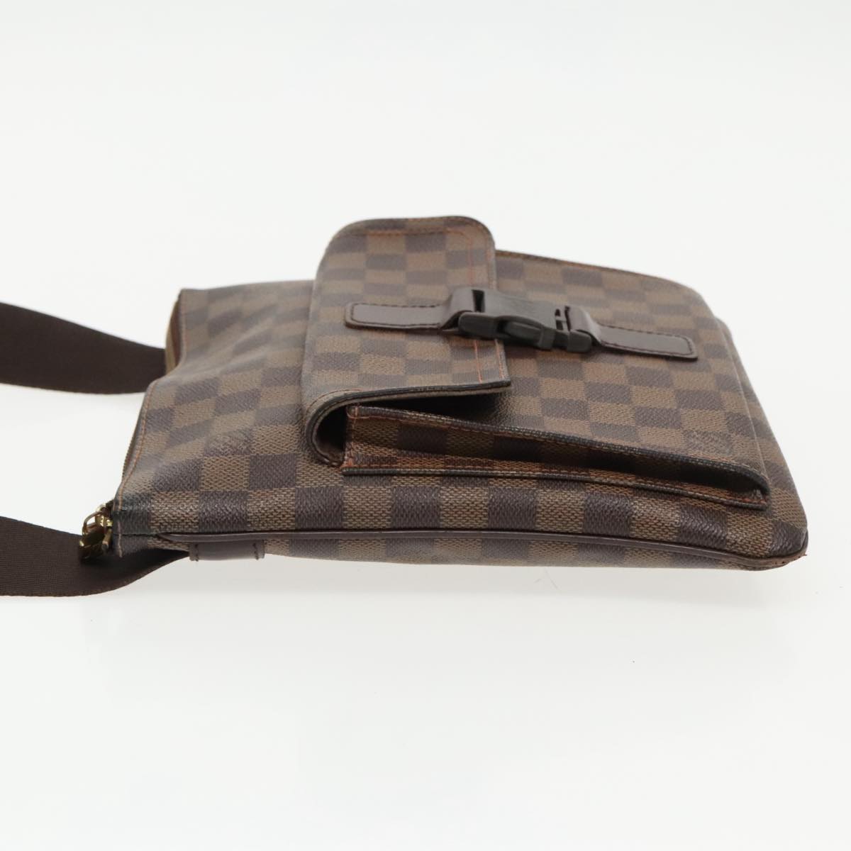 LOUIS VUITTON Damier Ebene Pochette Merwiel Shoulder Bag N51127 LV Auth 95676