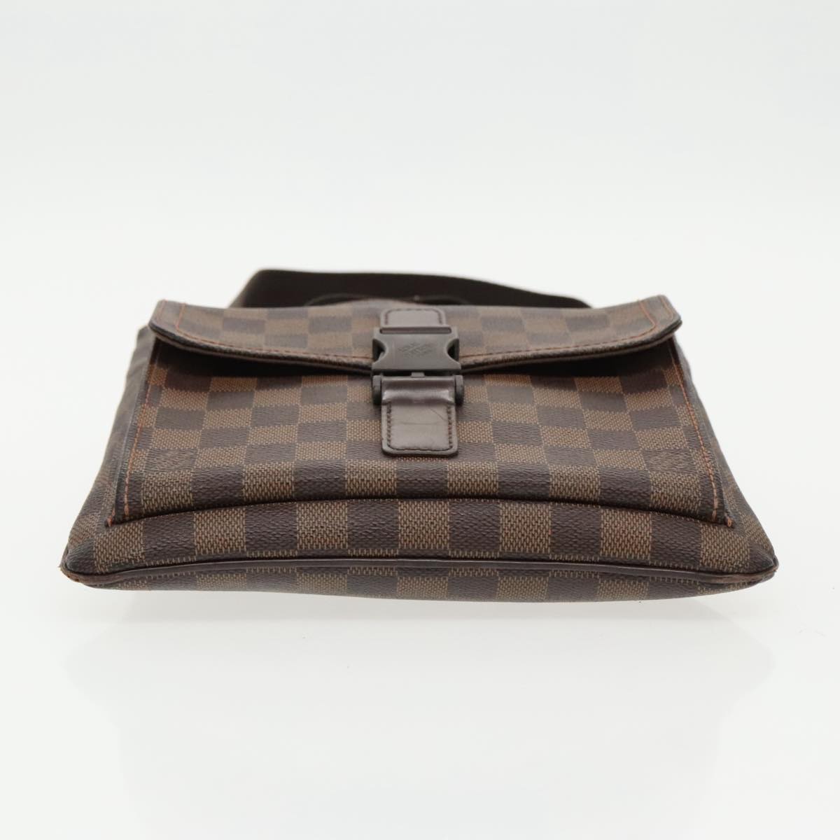 LOUIS VUITTON Damier Ebene Pochette Merwiel Shoulder Bag N51127 LV Auth 95676