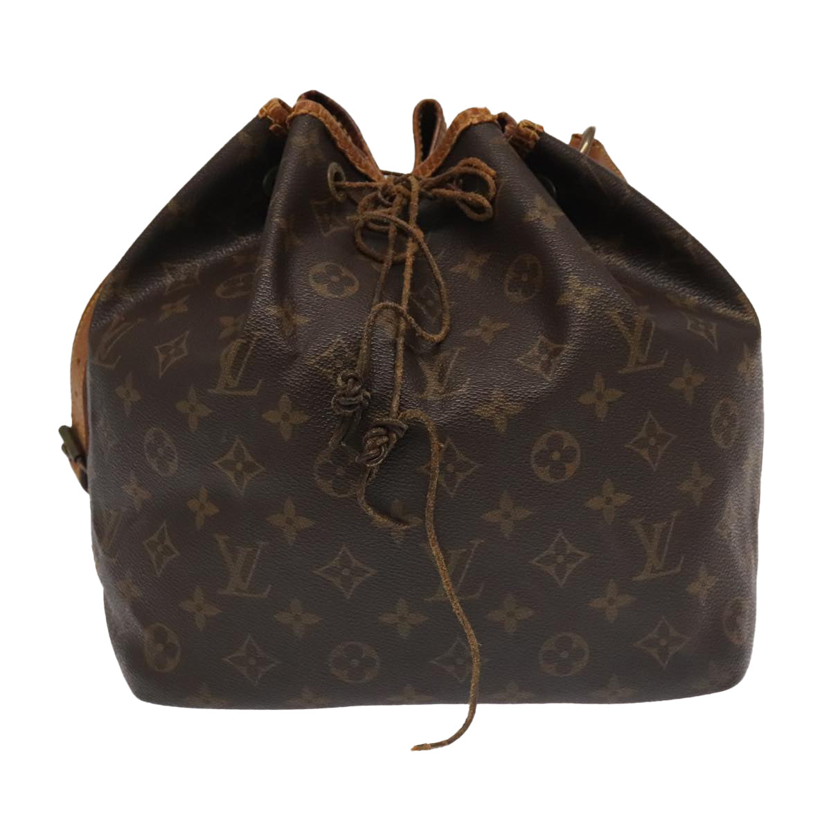 LOUIS VUITTON Monogram Petit Noe Shoulder Bag M42226 LV Auth 95681