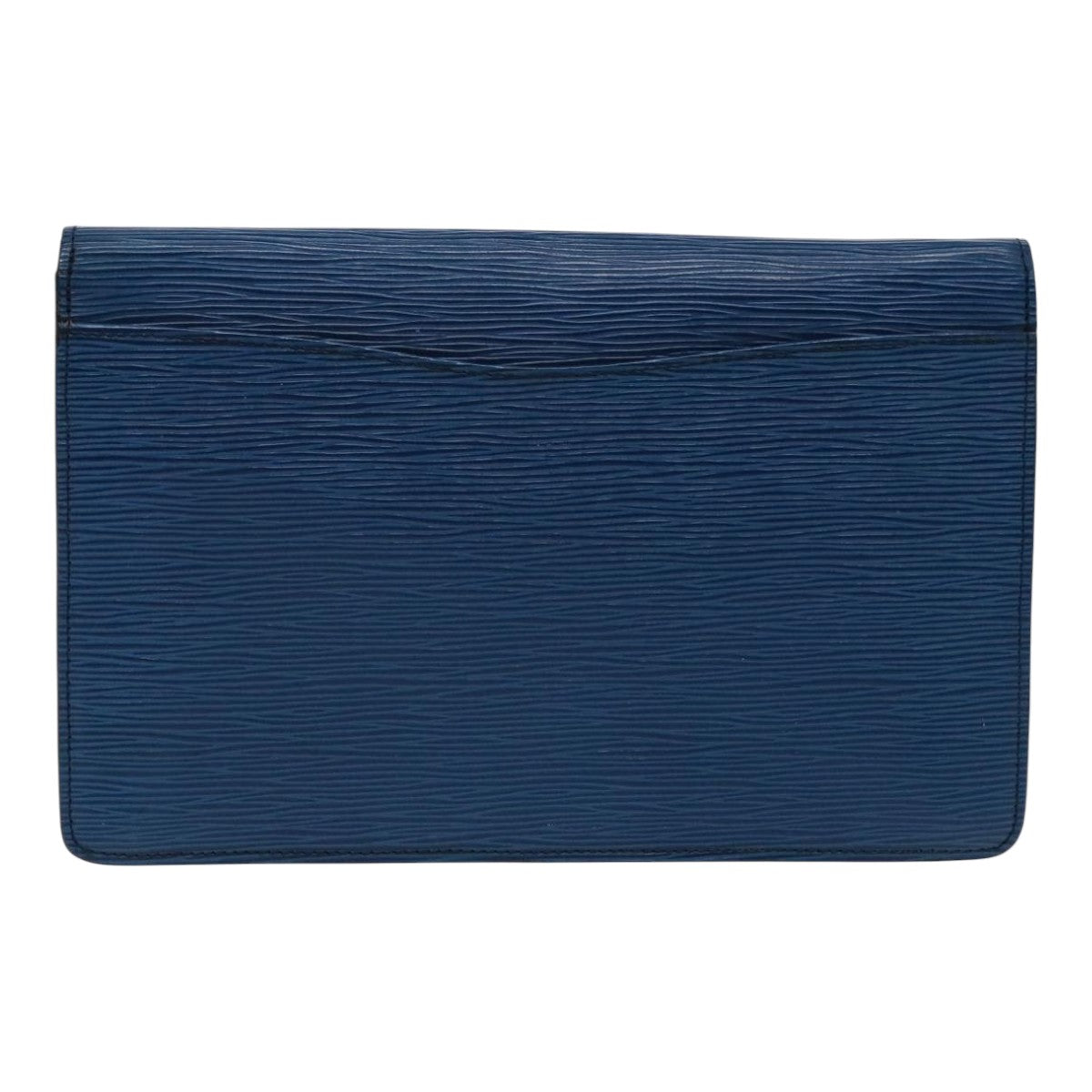 LOUIS VUITTON Epi Montaigne 27 Clutch Bag Blue M52655 LV Auth 95699 - 0