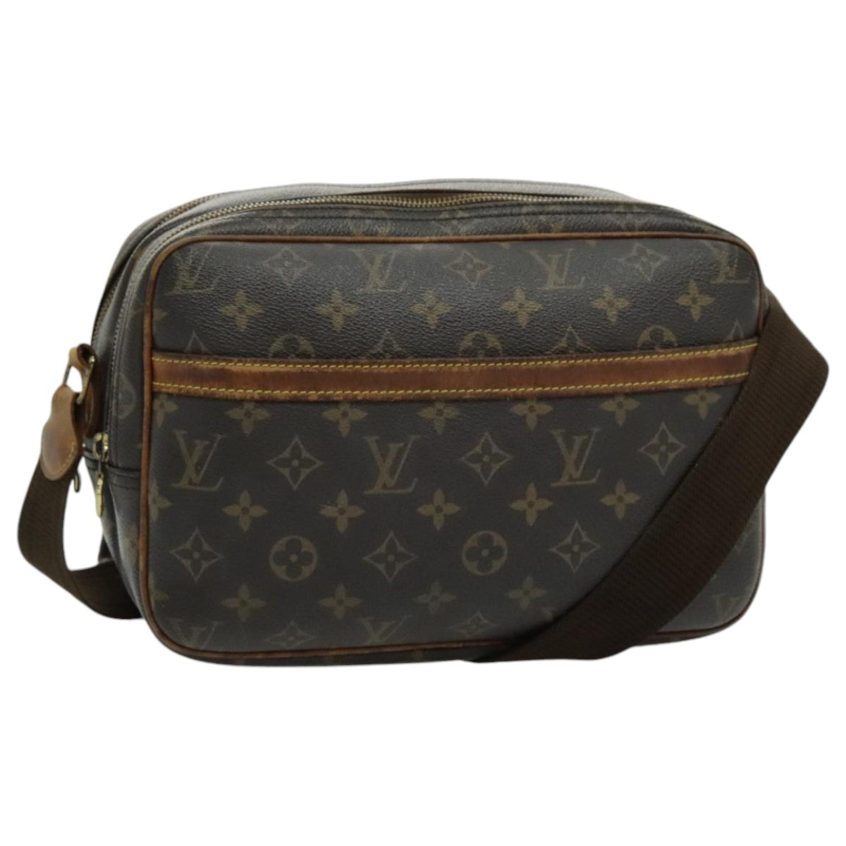 LOUIS VUITTON Monogram Reporter PM Shoulder Bag M45254 LV Auth 95709