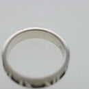 TIFFANY&Co. Atlas Ring Ag925 Silver Auth 95711-10