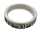 TIFFANY&Co. Atlas Ring Ag925 Silver Auth 95711-1