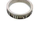 TIFFANY&Co. Atlas Ring Ag925 Silver Auth 95711-2