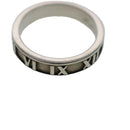TIFFANY&Co. Atlas Ring Ag925 Silver Auth 95711-3