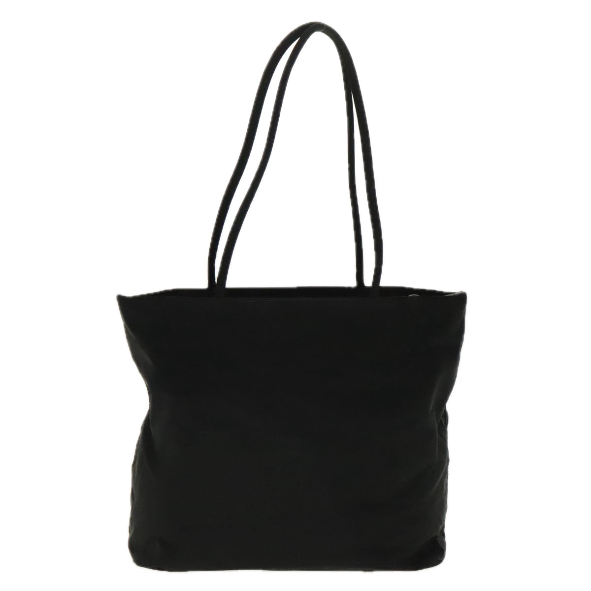 PRADA Tote Bag Nylon Black Auth 95721