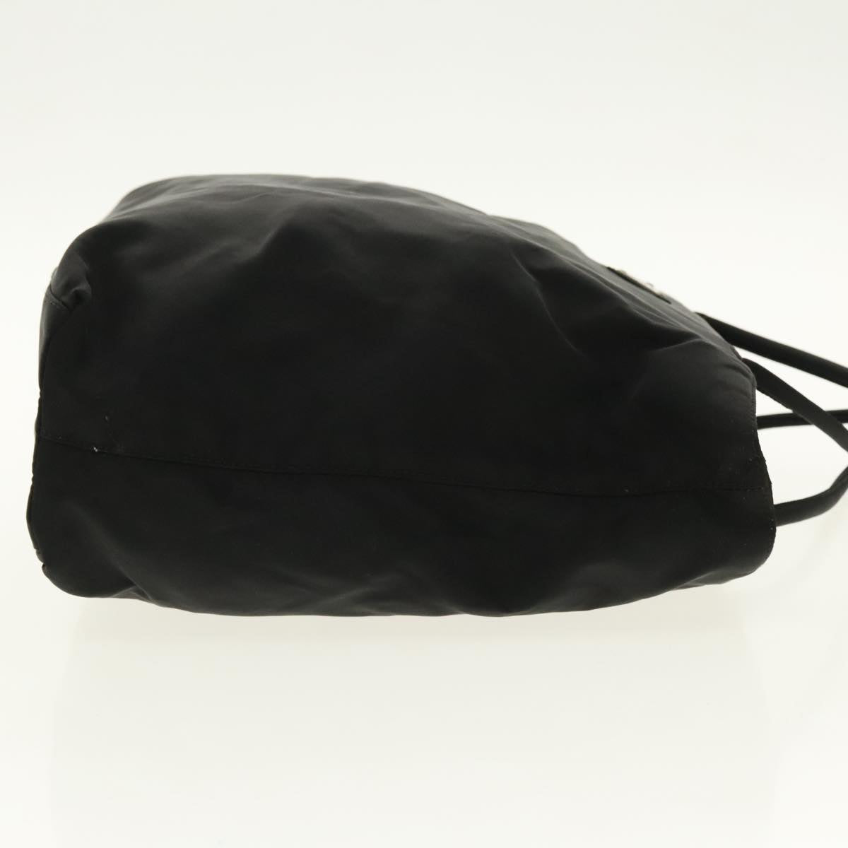 PRADA Tote Bag Nylon Black Auth 95721