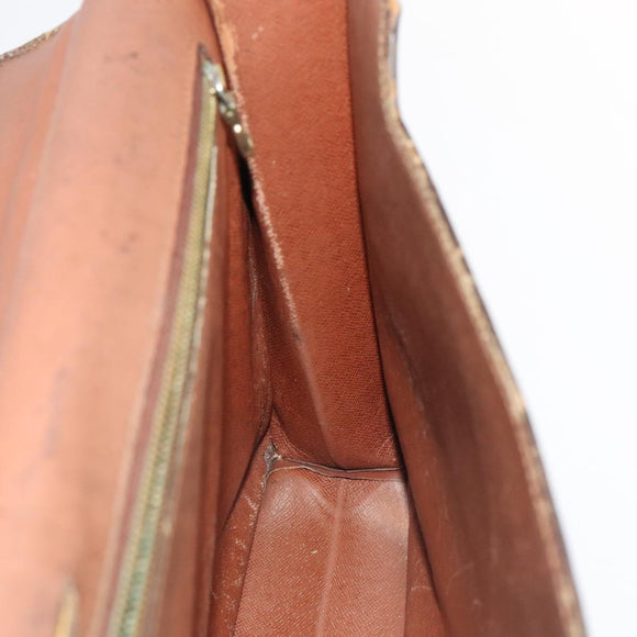 LOUIS VUITTON Monogram Porte Documents Bandouliere Bag M53338 LV Auth 95725