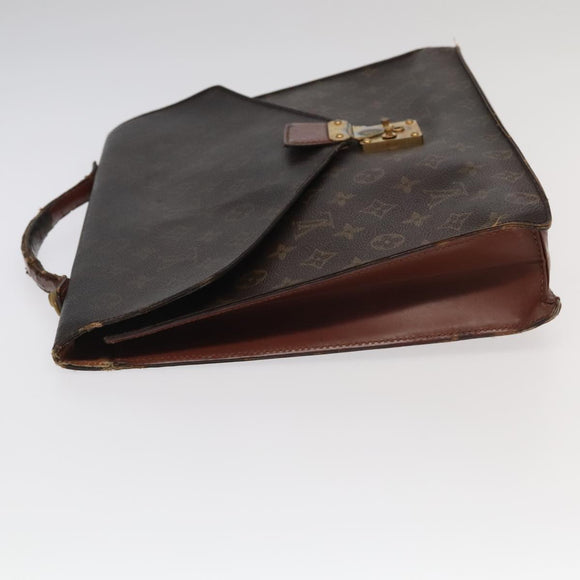 LOUIS VUITTON Monogram Porte Documents Bandouliere Bag M53338 LV Auth 95725