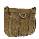 GUCCI GG Crystal Shoulder Bag Gold Tone Gold 203257 Auth 95738-1