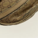 GUCCI GG Crystal Shoulder Bag Gold Tone Gold 203257 Auth 95738-9