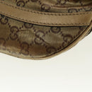 GUCCI GG Crystal Shoulder Bag Gold Tone Gold 203257 Auth 95738-16