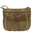 GUCCI GG Crystal Shoulder Bag Gold Tone Gold 203257 Auth 95738-2