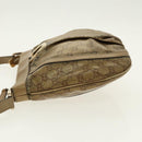 GUCCI GG Crystal Shoulder Bag Gold Tone Gold 203257 Auth 95738-4