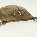 GUCCI GG Crystal Shoulder Bag Gold Tone Gold 203257 Auth 95738-6