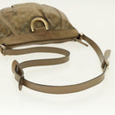 GUCCI GG Crystal Shoulder Bag Gold Tone Gold 203257 Auth 95738-7