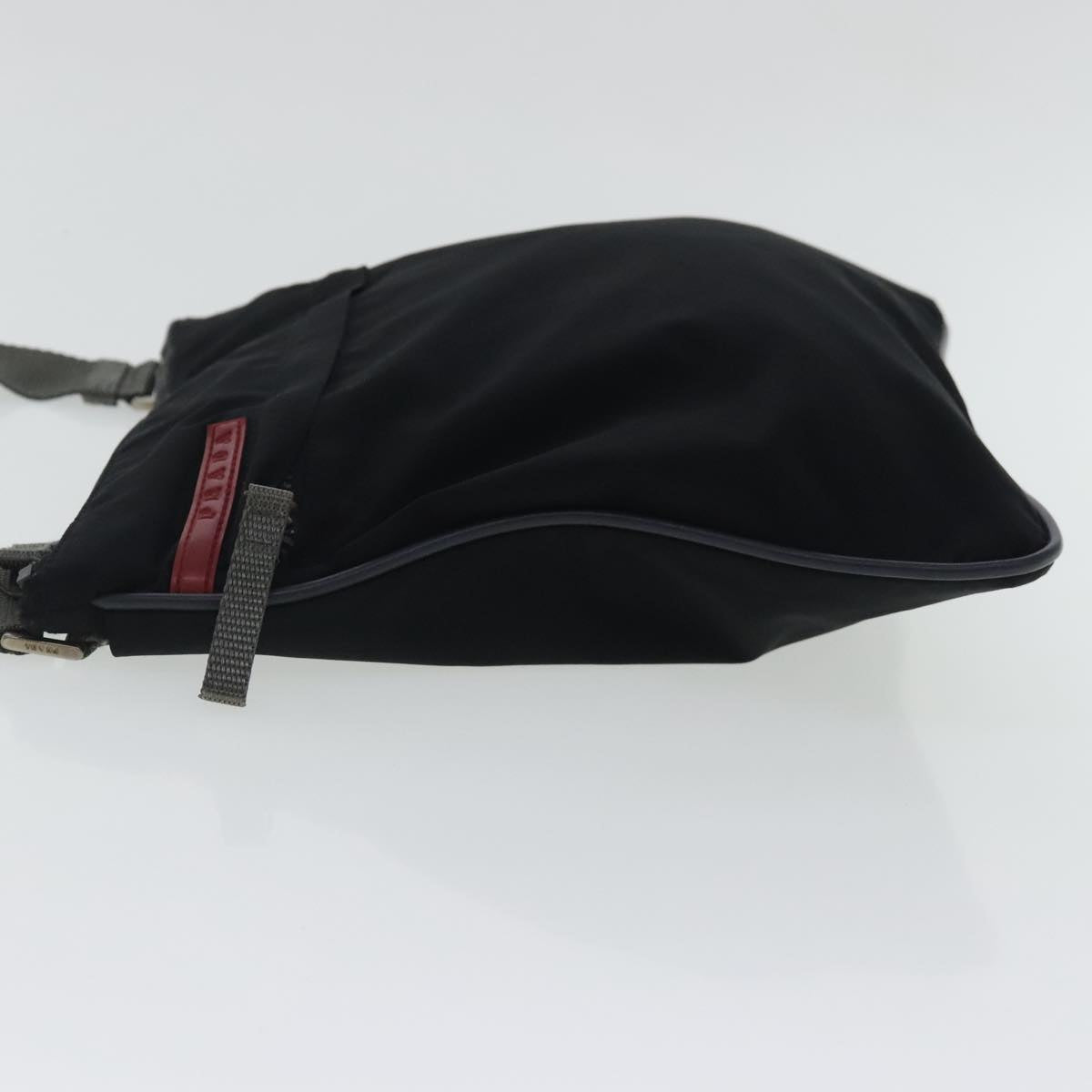 PRADA Sports Shoulder Bag Nylon Black Auth 95745