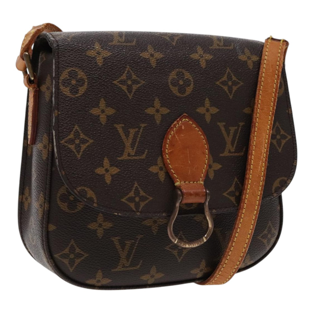 LOUIS VUITTON Monogram Saint Cloud MM Shoulder Bag M51243 LV Auth 95746