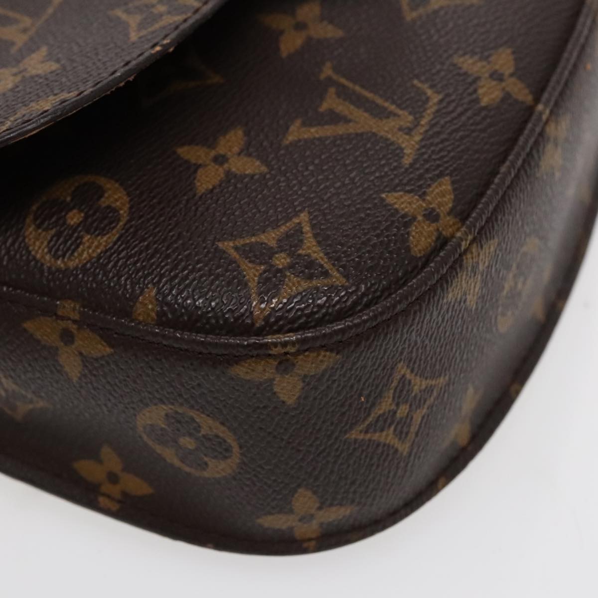 LOUIS VUITTON Monogram Saint Cloud MM Shoulder Bag M51243 LV Auth 95746