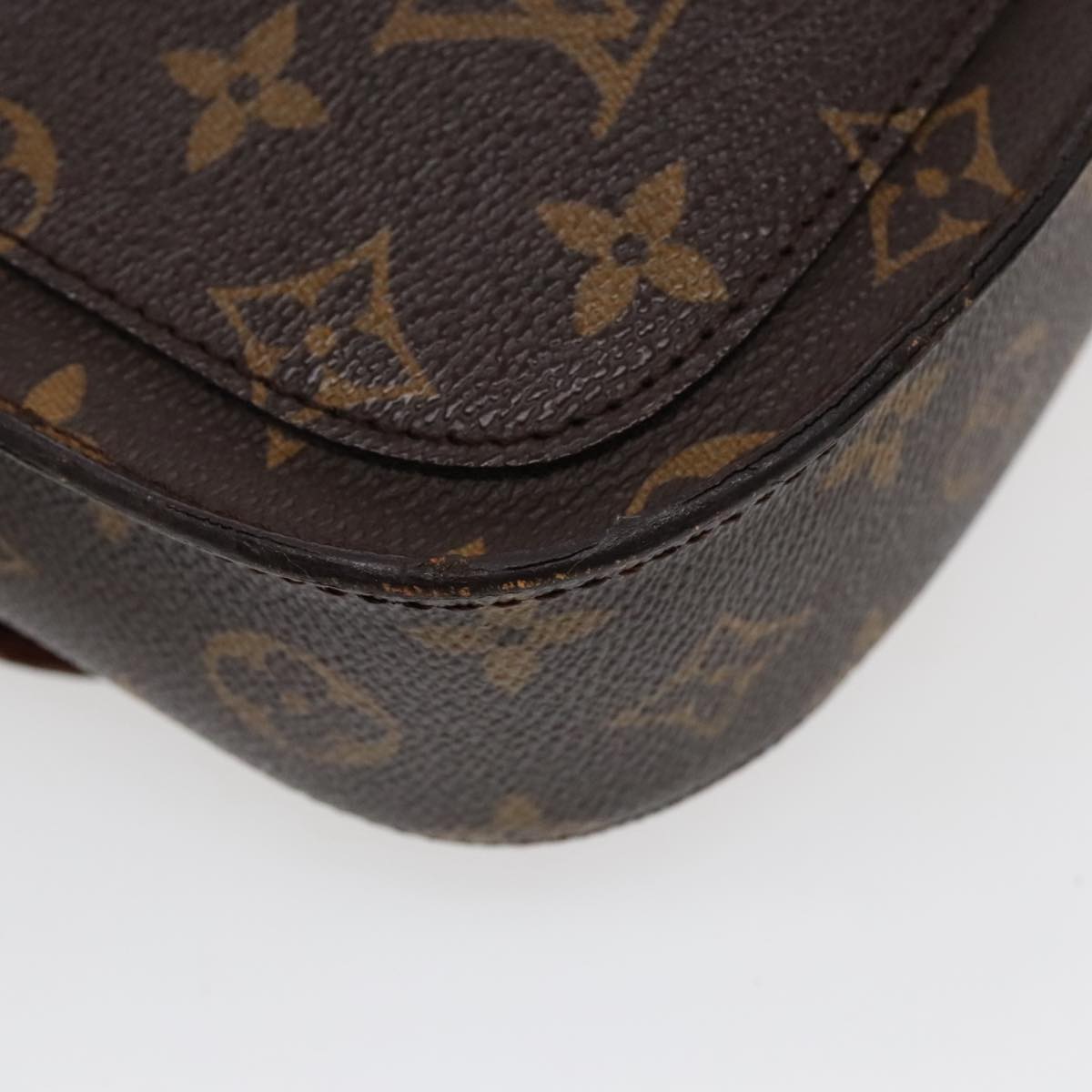 LOUIS VUITTON Monogram Saint Cloud MM Shoulder Bag M51243 LV Auth 95746