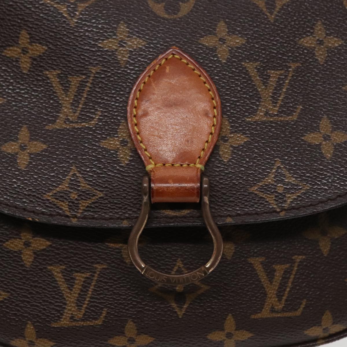 LOUIS VUITTON Monogram Saint Cloud MM Shoulder Bag M51243 LV Auth 95746