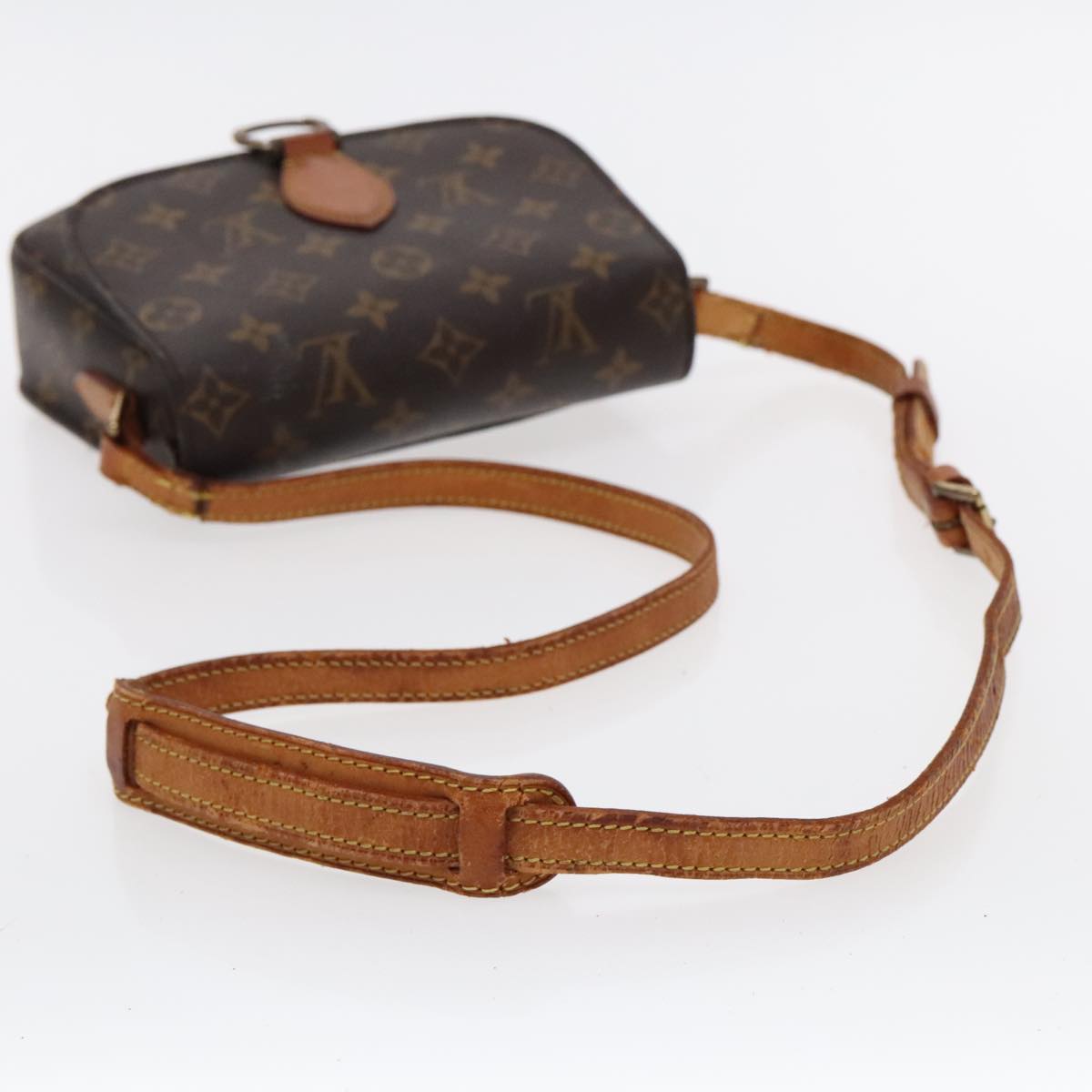 LOUIS VUITTON Monogram Saint Cloud MM Shoulder Bag M51243 LV Auth 95746