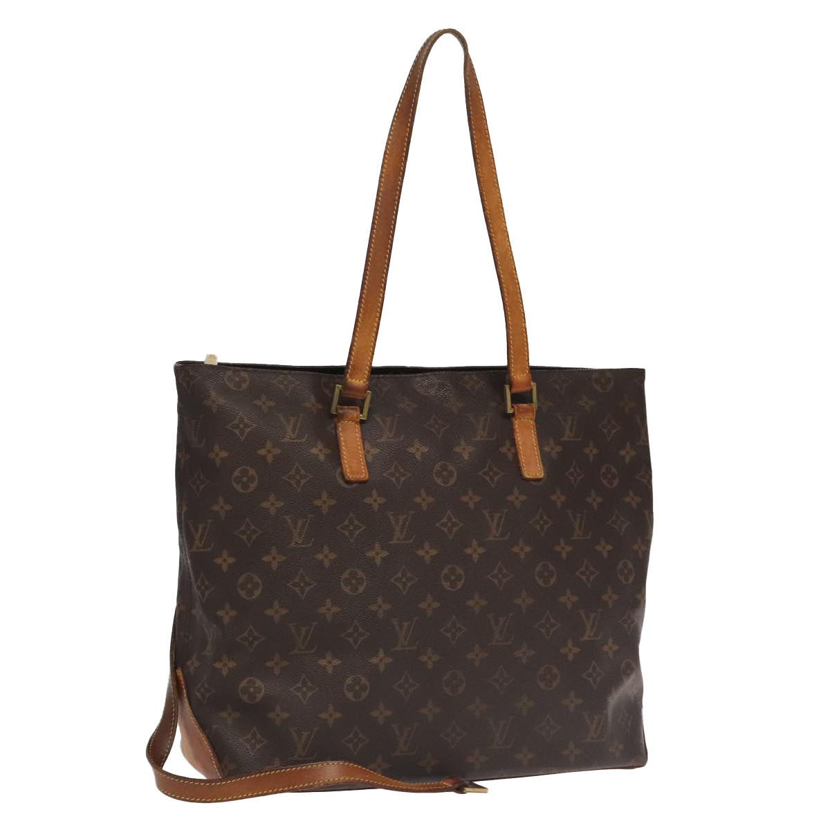 LOUIS VUITTON Monogram Cabas Mezzo Tote Bag M51151 LV Auth 95754