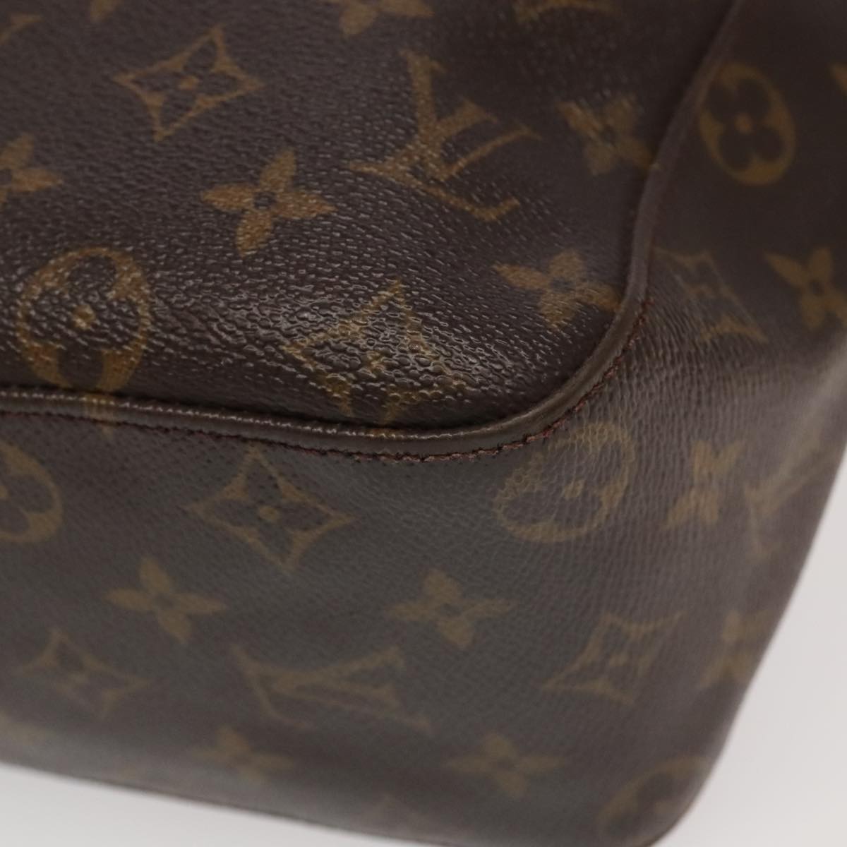 LOUIS VUITTON Monogram Looping GM Shoulder Bag M51145 LV Auth 95755