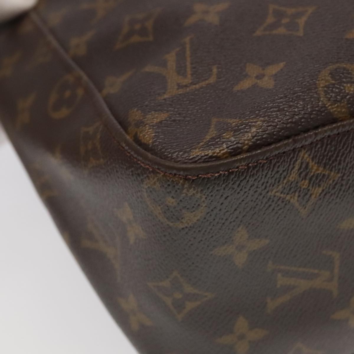 LOUIS VUITTON Monogram Looping GM Shoulder Bag M51145 LV Auth 95755