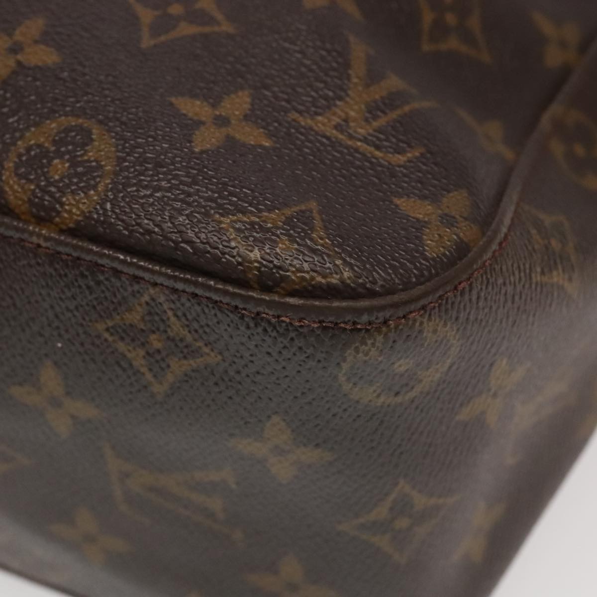 LOUIS VUITTON Monogram Looping GM Shoulder Bag M51145 LV Auth 95755