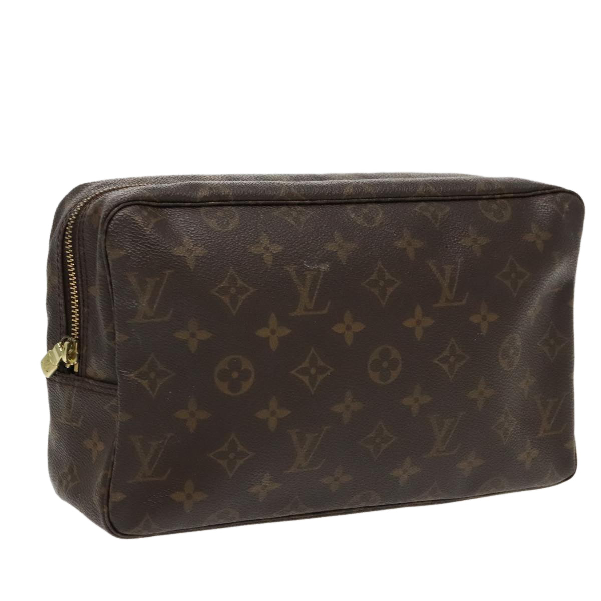 LOUIS VUITTON Monogram Trousse Toilette 28 Clutch Bag M47522 LV Auth 95761