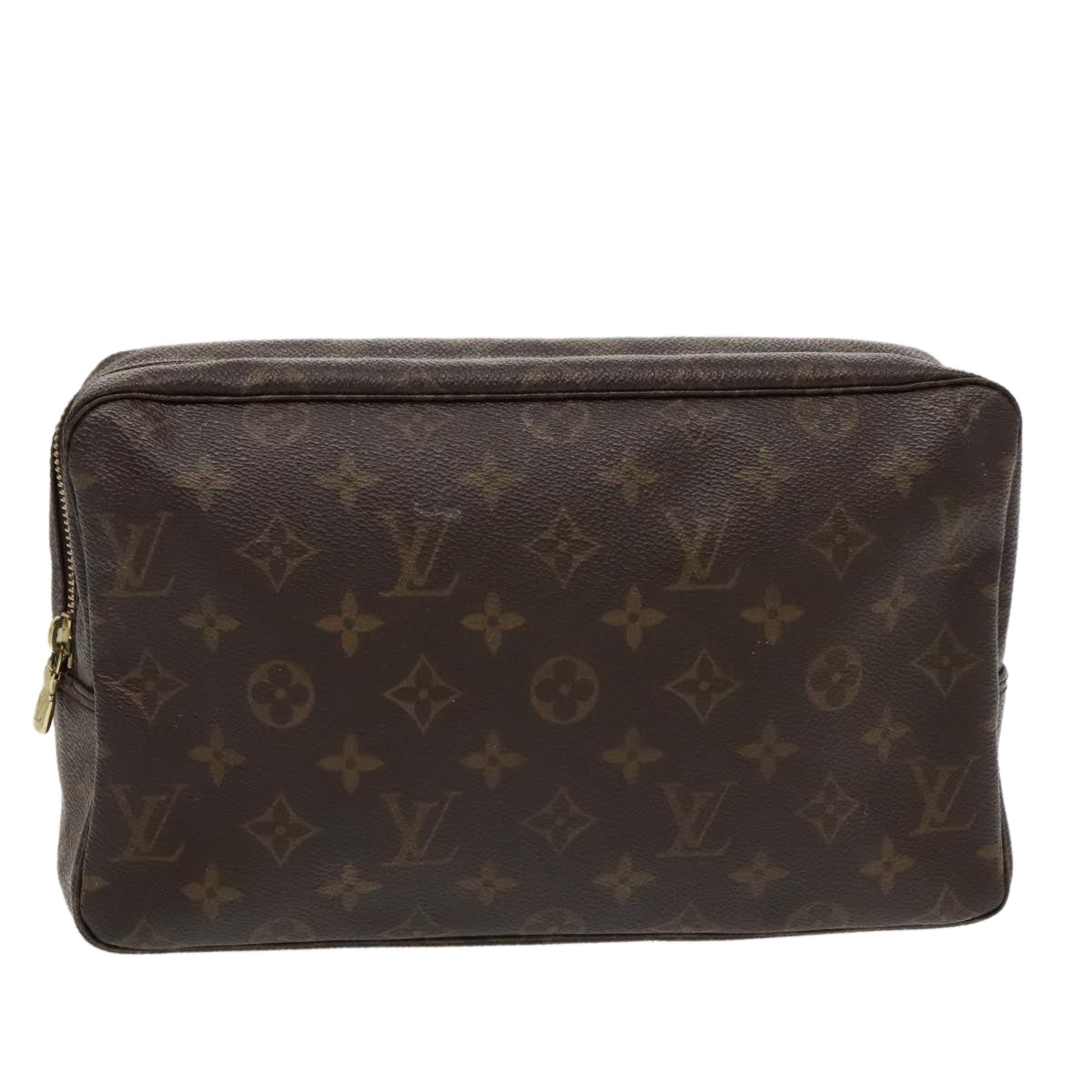 LOUIS VUITTON Monogram Trousse Toilette 28 Clutch Bag M47522 LV Auth 95761