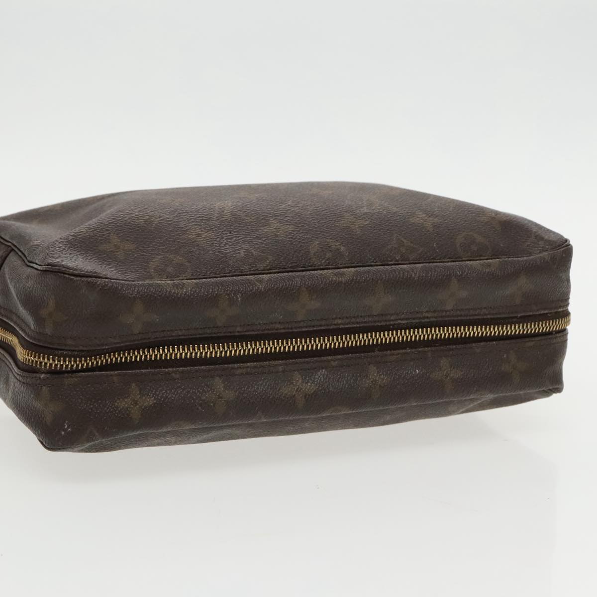 LOUIS VUITTON Monogram Trousse Toilette 28 Clutch Bag M47522 LV Auth 95761