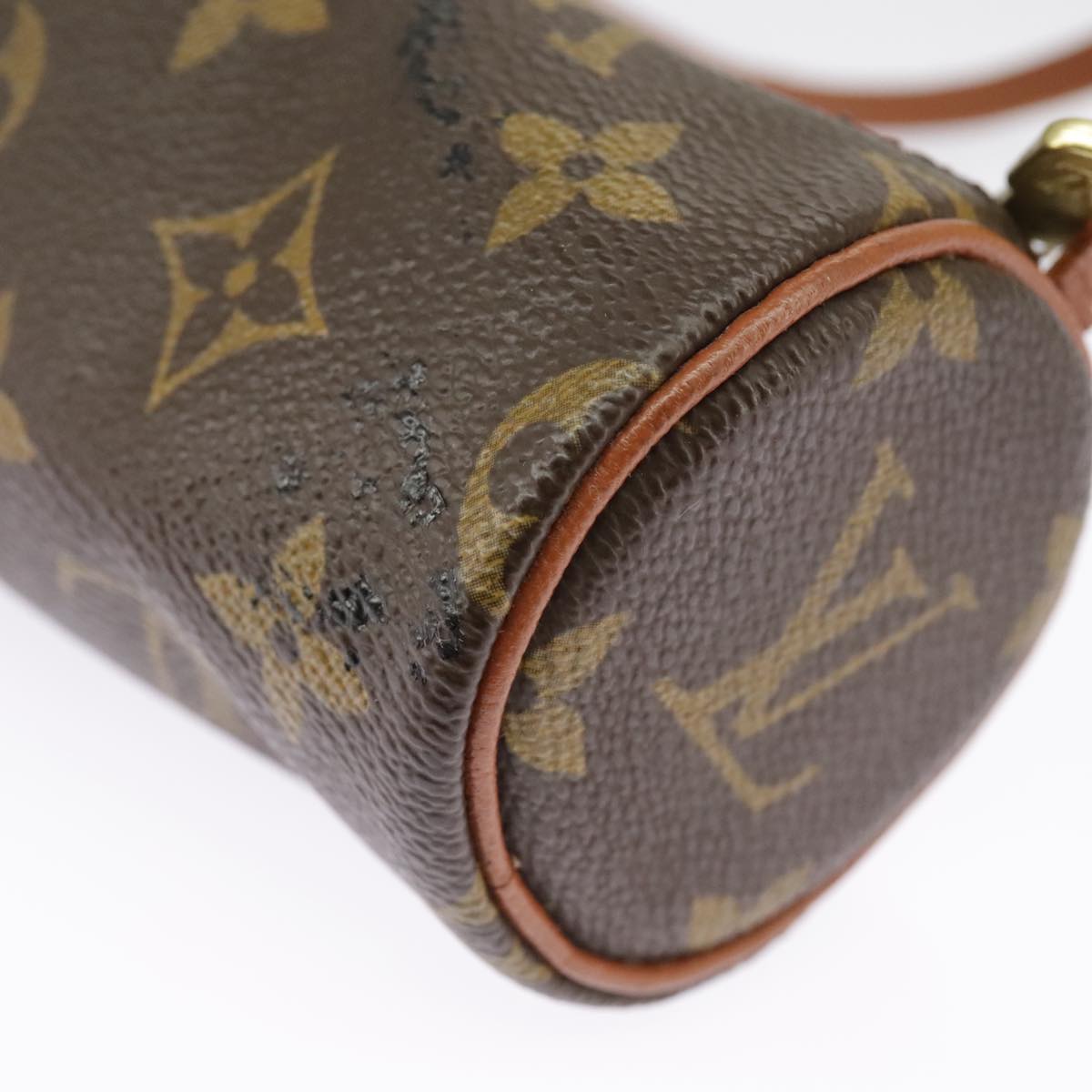 LOUIS VUITTON Monogram Papillon Pouch LV Auth 95801