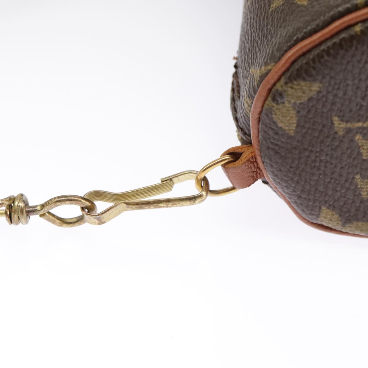 LOUIS VUITTON Monogram Papillon Pouch LV Auth 95801