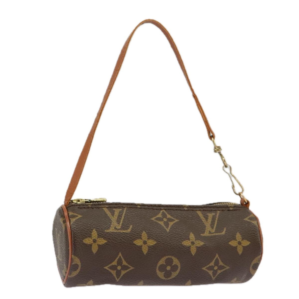 LOUIS VUITTON Monogram Papillon Pouch LV Auth 95801