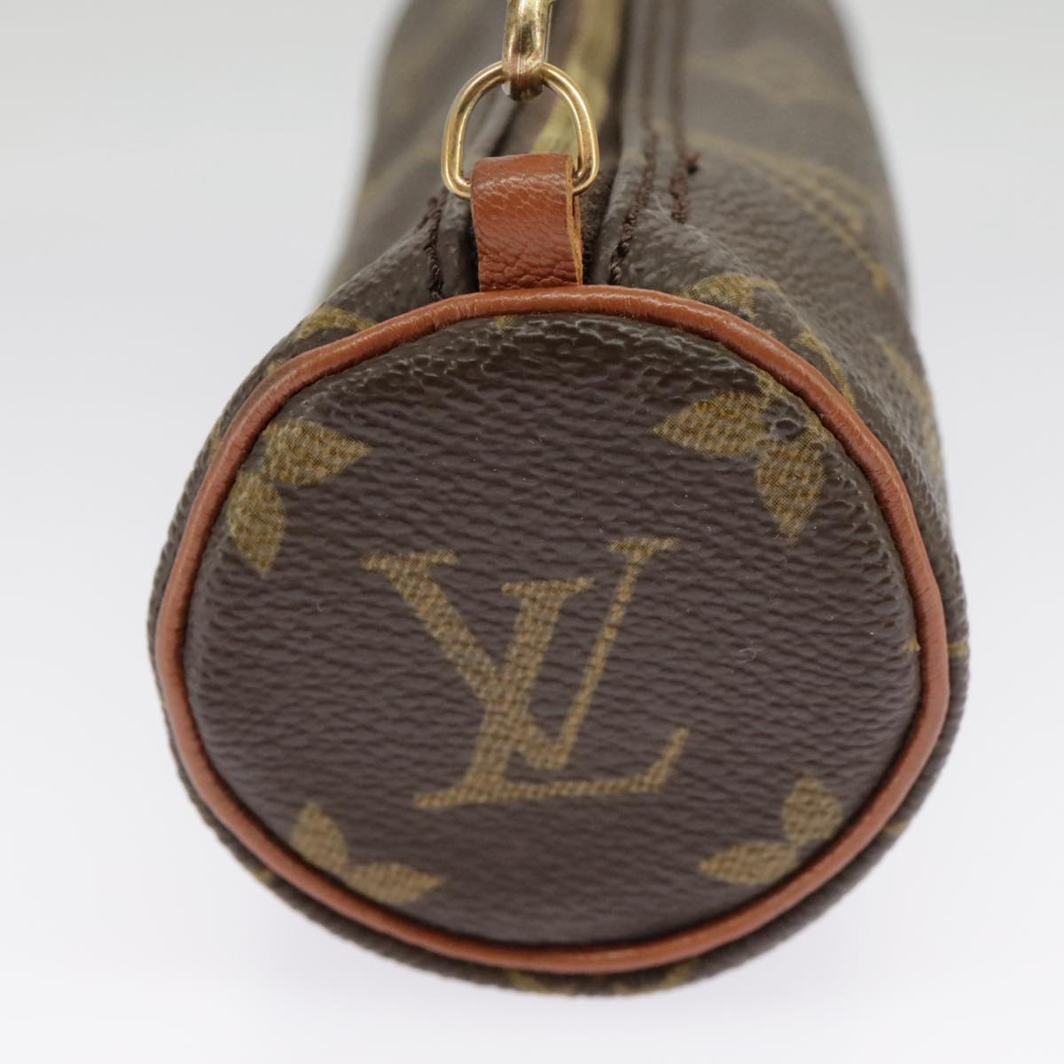 LOUIS VUITTON Monogram Papillon Pouch LV Auth 95801