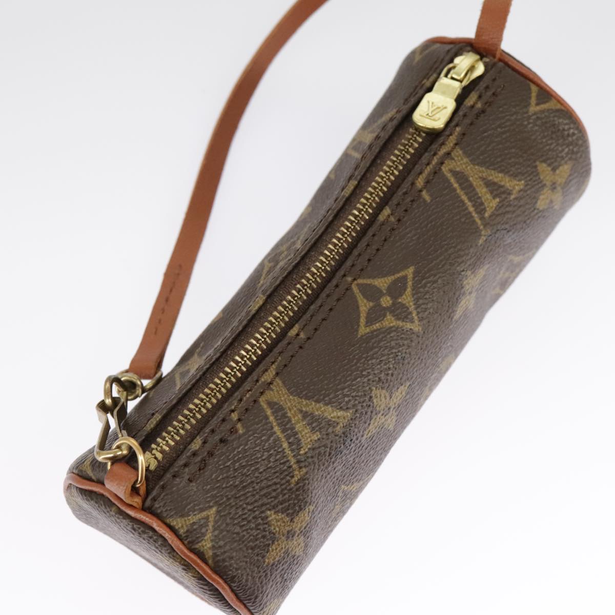 LOUIS VUITTON Monogram Papillon Pouch LV Auth 95801