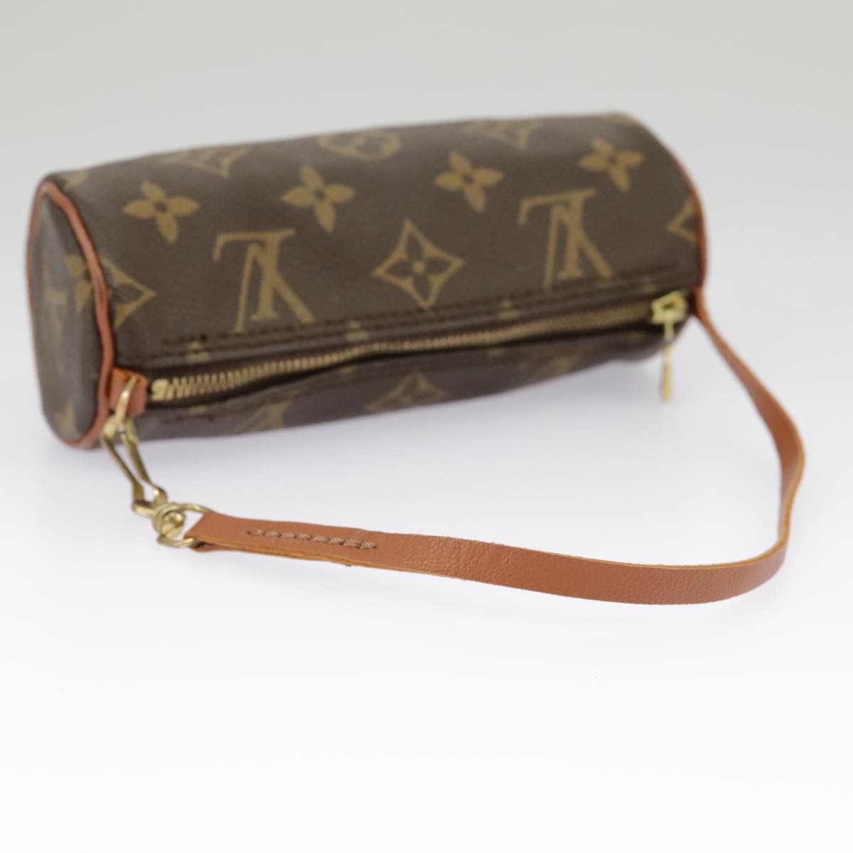 LOUIS VUITTON Monogram Papillon Pouch LV Auth 95801