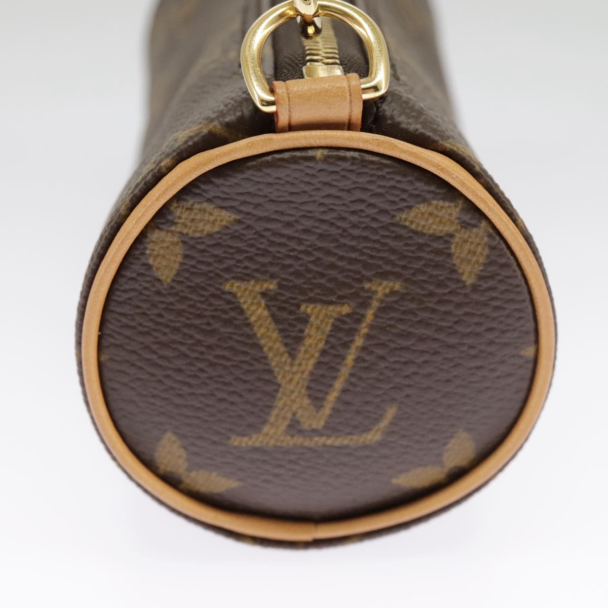 LOUIS VUITTON Monogram Papillon Pouch LV Auth 95806