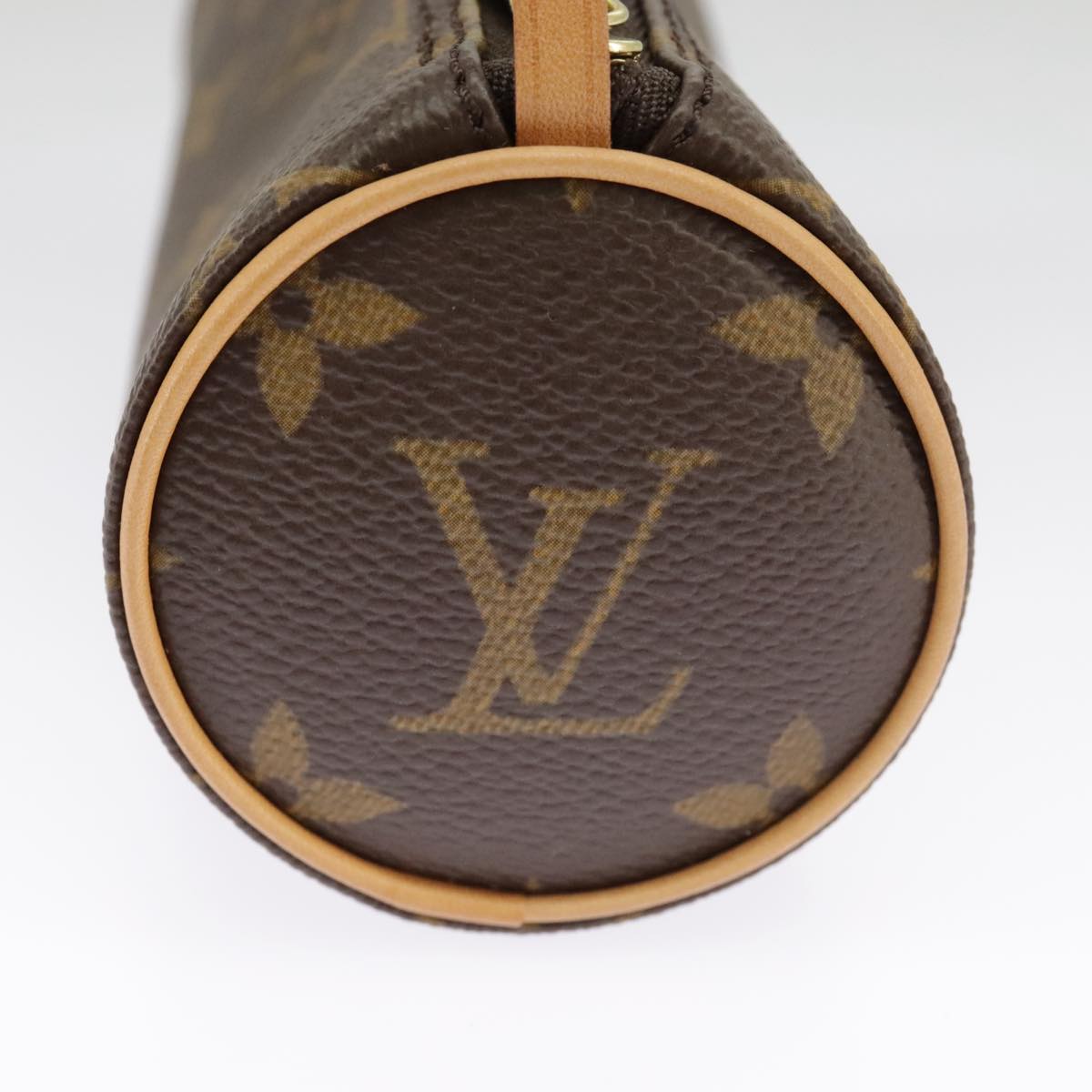 LOUIS VUITTON Monogram Papillon Pouch LV Auth 95806