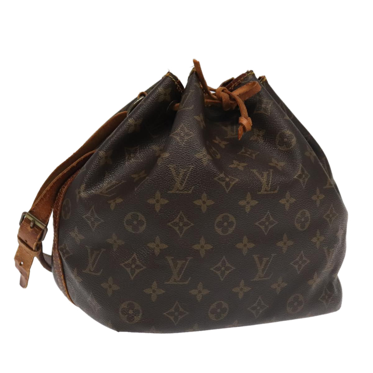 LOUIS VUITTON Monogram Petit Noe Shoulder Bag M42226 LV Auth 95809