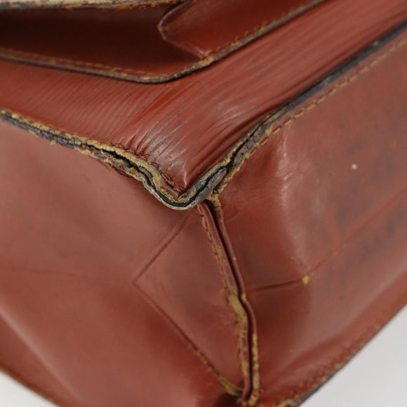 LOUIS VUITTON Epi Monceau 28 Hand Bag Brown M52123 LV Auth 95811