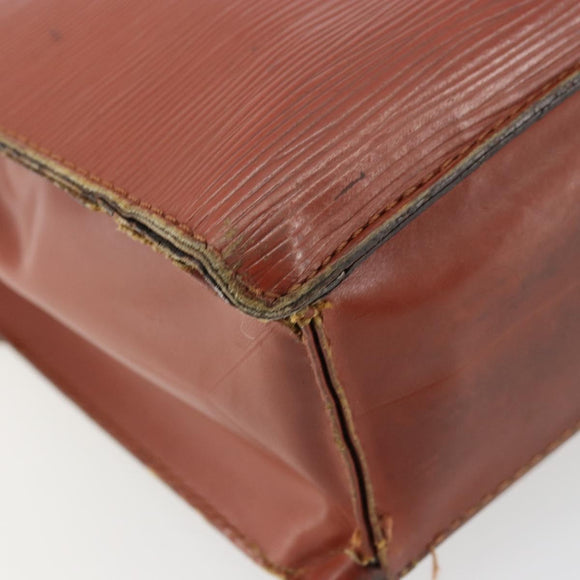 LOUIS VUITTON Epi Monceau 28 Hand Bag Brown M52123 LV Auth 95811