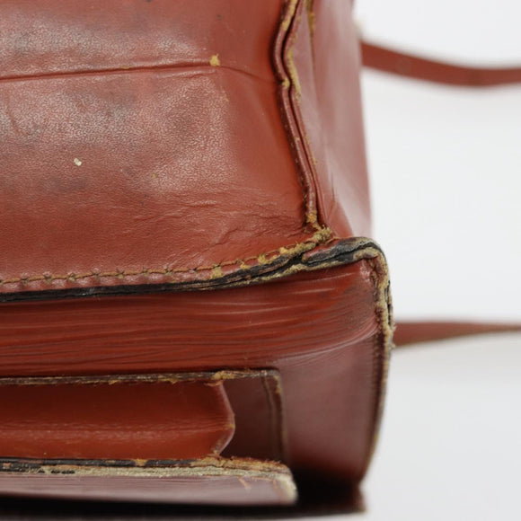 LOUIS VUITTON Epi Monceau 28 Hand Bag Brown M52123 LV Auth 95811